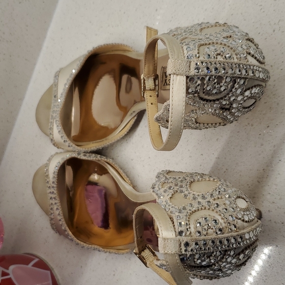 BADGLEY MISCHKA heeled sandals (sz 8.5) - Picture 6 of 8